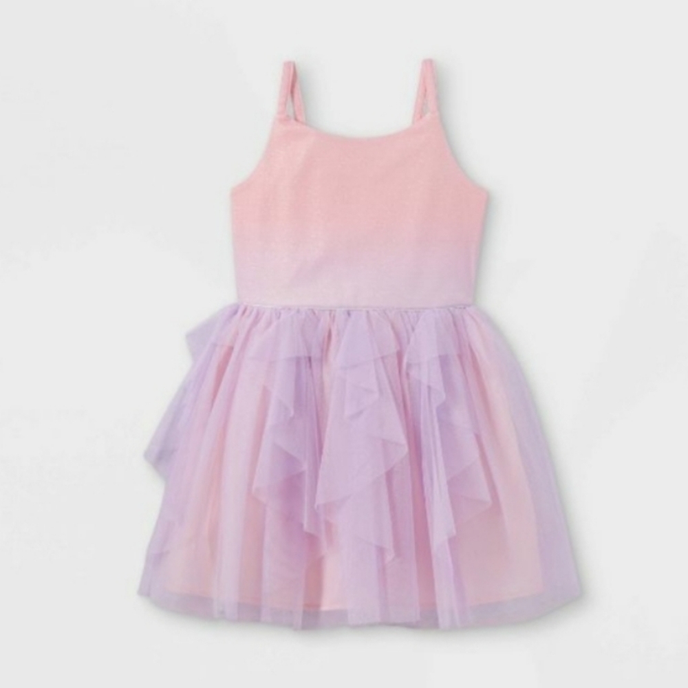 CAT & JACK DRESS XL (14/16) pink/purple